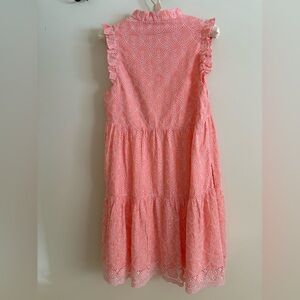 Lilly Pulitzer Coral Eyelet Dress